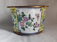 Antique Chinese Canton Enamel Planter / Pot Enamel on Copper Hand Painted (7 of 14) Antique Chinese Canton Enamel Planter / Pot Enamel on Copper Hand Painted (7 of 14)