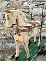 Antique Wooden Push Along Rocking Horse Toy (17 of 19) Antique Wooden Push Along Rocking Horse Toy (17 of 19)