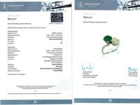 1.70ct Colombian Emerald & 2.18ct Diamond, Platinum Twist Ring - Antique c.1920 (6 of 9) 1.70ct Colombian Emerald & 2.18ct Diamond, Platinum Twist Ring - Antique c.1920 (6 of 9)