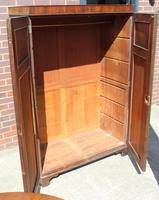 1940s Mahogany 2 Door Wardrobe with Brass Fitting (2 of 4) 1940s Mahogany 2 Door Wardrobe with Brass Fitting (2 of 4)