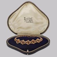 Victorian Garnet Knot & Curb Link 9ct Gold Bracelet with Antique Box c 1890 (2 of 11) Victorian Garnet Knot & Curb Link 9ct Gold Bracelet with Antique Box c 1890 (2 of 11)