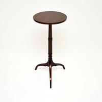 Antique Edwardian Inlaid Mahogany Occasional Side Table