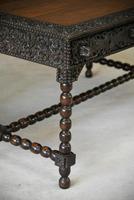 Antique Anglo Indian Carved Padouk Library Table (33 of 34) Antique Anglo Indian Carved Padouk Library Table (33 of 34)