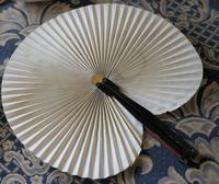 Unusual Vintage Black Framed Folding Fan - Ideal Gift (3 of 7) Unusual Vintage Black Framed Folding Fan - Ideal Gift (3 of 7)