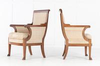 Pair of 19th Century French Walnut Armchairs (8 of 9) Pair of 19th Century French Walnut Armchairs (8 of 9)