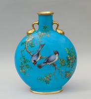 Minton Porcelain Moon Flask William Mussill 1875 Bleu Celeste (4 of 10) Minton Porcelain Moon Flask William Mussill 1875 Bleu Celeste (4 of 10)