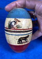 19th Century Skittles Game in Tunbridge Ware White Wood Painted Egg (17 of 21) 19th Century Skittles Game in Tunbridge Ware White Wood Painted Egg (17 of 21)