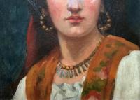 Fine Original 19th Century Antique Portrait Oil Painting of a Stunning Young Gypsy Girl (5 of 11) Fine Original 19th Century Antique Portrait Oil Painting of a Stunning Young Gypsy Girl (5 of 11)