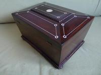Quality Inlaid Rosewood Jewellery Box. Drawer + Tray (4 of 13) Quality Inlaid Rosewood Jewellery Box. Drawer + Tray (4 of 13)