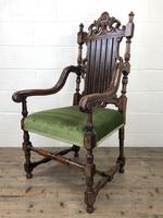 Victorian Carved Oak Armchair (5 of 10) Victorian Carved Oak Armchair (5 of 10)