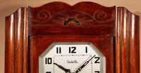 Art Deco Westminster Vedette Carillon Oak Wall Clock French c.1935 (3 of 13) Art Deco Westminster Vedette Carillon Oak Wall Clock French c.1935 (3 of 13)