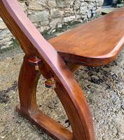 Antique Pitch Pine Gothic Style Church Pew Bench (6 of 13) Antique Pitch Pine Gothic Style Church Pew Bench (6 of 13)