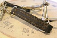Victorian Equestrain Pocket Watch Chain 1890s Antique Steel & Leather Albert with Snaffle Bit (7 of 12) Victorian Equestrain Pocket Watch Chain 1890s Antique Steel & Leather Albert with Snaffle Bit (7 of 12)