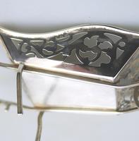 Rare Solid Silver Novelty Wheelbarrow Dish c.1908 (8 of 8) Rare Solid Silver Novelty Wheelbarrow Dish c.1908 (8 of 8)