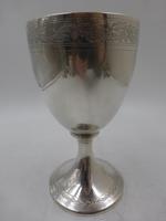 Antique George III Scottish Silver Goblet, Edinburgh 1802