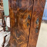Figured Walnut French Antique Bombe Wardrobe (3 of 10) Figured Walnut French Antique Bombe Wardrobe (3 of 10)