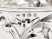 Edwardian Silver Rose Bowl Embossed with Flowers and Scrolls (4 of 5) Edwardian Silver Rose Bowl Embossed with Flowers and Scrolls (4 of 5)