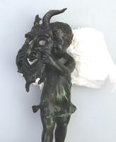 Very Fine Bronze Sculpture of Child With Devil Mask 19th Century (4 of 6) Very Fine Bronze Sculpture of Child With Devil Mask 19th Century (4 of 6)