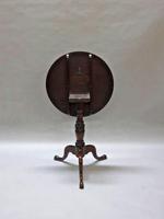 Georgian Figured Mahogany Tilt Top Tripod Table (7 of 7) Georgian Figured Mahogany Tilt Top Tripod Table (7 of 7)