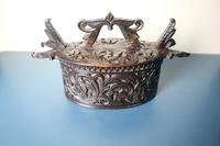 Scandinavian / Norwegian 'Folk Art' Baroque / Acanthus carved tine box c.1885 (40 of 53) Scandinavian / Norwegian 'Folk Art' Baroque / Acanthus carved tine box c.1885 (40 of 53)