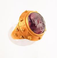 Antique Roman Style Grand Tour Gold Intaglio Ring (5 of 5) Antique Roman Style Grand Tour Gold Intaglio Ring (5 of 5)