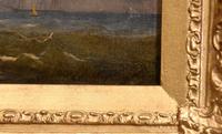 Oil Painting by Adolphus Knell "Sunset on the Coast" (4 of 5) Oil Painting by Adolphus Knell "Sunset on the Coast" (4 of 5)
