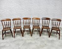 Set of 6 Antique Spindleback Kitchen / Dining Chairs (3 of 8) Set of 6 Antique Spindleback Kitchen / Dining Chairs (3 of 8)