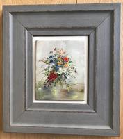 Original Oil on Board 'Daisies & Poppies' by Lillias Blackie. Signed & Framed (2 of 2) Original Oil on Board 'Daisies & Poppies' by Lillias Blackie. Signed & Framed (2 of 2)