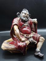 Large Early 20th Century Chinese Shiwan Figure of Zhong Kui (2 of 5) Large Early 20th Century Chinese Shiwan Figure of Zhong Kui (2 of 5)