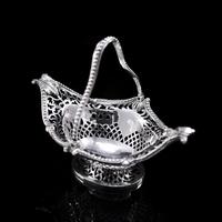 Antique Victorian Small Silver Sweet Basket / Bonbon Dish - Charles Stuart Harris 1890 (2 of 14) Antique Victorian Small Silver Sweet Basket / Bonbon Dish - Charles Stuart Harris 1890 (2 of 14)