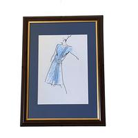 Set of 9 Original Drawings by Ian Thomas - Dressmaker for the Royal Family (8 of 9) Set of 9 Original Drawings by Ian Thomas - Dressmaker for the Royal Family (8 of 9)