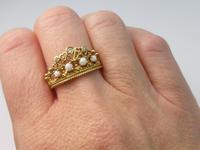 Gold, Diamond & Pearl Princess Diana Crown Ring (2 of 5) Gold, Diamond & Pearl Princess Diana Crown Ring (2 of 5)