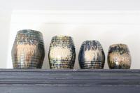 Scottish Pottery Slipware Barrel Storage Jars x4 (35 of 35) Scottish Pottery Slipware Barrel Storage Jars x4 (35 of 35)