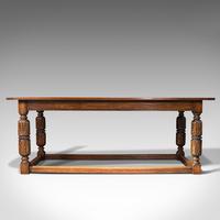 Antique Refectory Table, English, Oak, Dining, Jacobean Revival, Edwardian c.1910 (2 of 12) Antique Refectory Table, English, Oak, Dining, Jacobean Revival, Edwardian c.1910 (2 of 12)