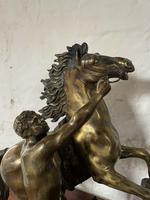 Fine Pair of Gilt-bronze Models of Marley Horses (7 of 12) Fine Pair of Gilt-bronze Models of Marley Horses (7 of 12)