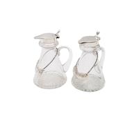Pair of Antique Sterling Silver & Glass Whisky Jugs / Noggins 1934 (6 of 10) Pair of Antique Sterling Silver & Glass Whisky Jugs / Noggins 1934 (6 of 10)