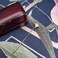 Antique Victorian Gold Opal Heart & Diamond Cased Stick Pin (7 of 9) Antique Victorian Gold Opal Heart & Diamond Cased Stick Pin (7 of 9)