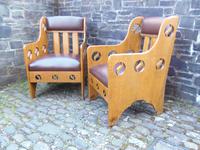 Pair of Arts & Crafts Chairs - Goodyers (4 of 9) Pair of Arts & Crafts Chairs - Goodyers (4 of 9)