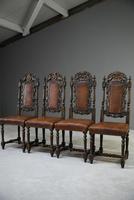 4 Carved Oak Dining Chairs (4 of 13) 4 Carved Oak Dining Chairs (4 of 13)