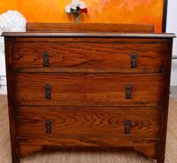 Oak Chest of Drawers Solid Wild Oak c.1920 (12 of 13) Oak Chest of Drawers Solid Wild Oak c.1920 (12 of 13)