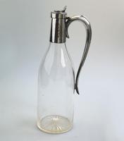 Unusual Novelty Silver Plate Claret / Cut Glass Wine Jug c.1900-1930 (2 of 5) Unusual Novelty Silver Plate Claret / Cut Glass Wine Jug c.1900-1930 (2 of 5)