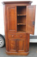1850's Oak Corner Cupboard with Double Doors and Drawer (5 of 5) 1850's Oak Corner Cupboard with Double Doors and Drawer (5 of 5)