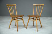 Pair of Vintage Ercol Stick Back Kitchen Chairs (3 of 8) Pair of Vintage Ercol Stick Back Kitchen Chairs (3 of 8)