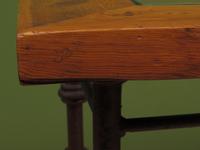 Wrought Iron & Wood Console Table with Glass Insert (8 of 14) Wrought Iron & Wood Console Table with Glass Insert (8 of 14)