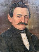 19th C French Portrait On Canvas (5 of 5) 19th C French Portrait On Canvas (5 of 5)