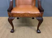 Leather Upholstered Gainsborough Armchair (11 of 12) Leather Upholstered Gainsborough Armchair (11 of 12)