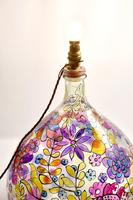 1960s Hand Painted Demi John Lamp with Floral Pattern (20 of 22) 1960s Hand Painted Demi John Lamp with Floral Pattern (20 of 22)