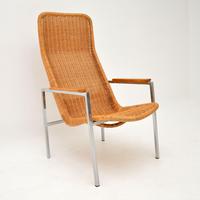 Pair of Vintage Chrome & Rattan Armchairs by Dirk Van Sliedrecht (5 of 11) Pair of Vintage Chrome & Rattan Armchairs by Dirk Van Sliedrecht (5 of 11)