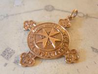 Victorian Pocket Watch Chain Fob 1890s 10ct Rose Gold Filled The St John Ambulance Fob (7 of 7) Victorian Pocket Watch Chain Fob 1890s 10ct Rose Gold Filled The St John Ambulance Fob (7 of 7)