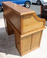 1960s Golden Oak Stype Rolltop Desk - Well Fitted (5 of 5) 1960s Golden Oak Stype Rolltop Desk - Well Fitted (5 of 5)